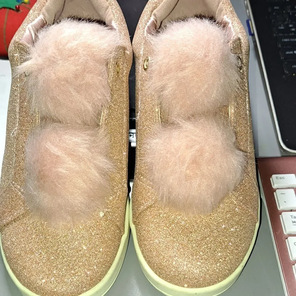 Sam Edelman Sneaker Pink Sparkle Cynthia Leya‎